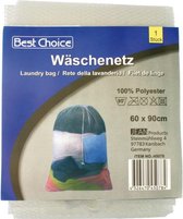 Wasnet - Waszak- Met Trekkoord en stopper- Wasbaar tot 95 Graden - 60 x 90 cm - Voordeelverpakking 2 Stuks
