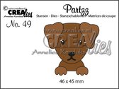 Crealies Partzz - snijmal - Hond