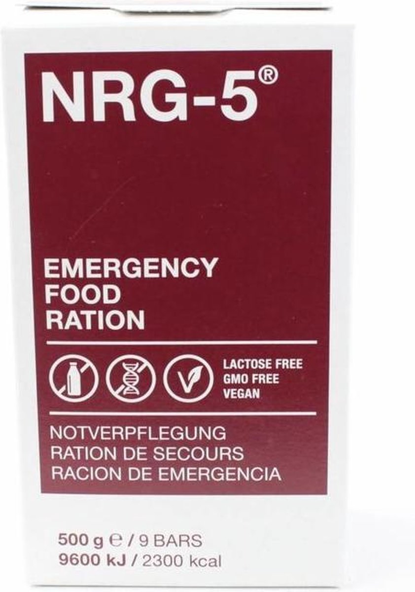 NRG-5 - Noodrantsoen - 2300 kcal - Vegan