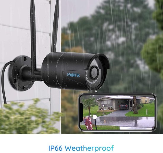 Caméra de sécurité Plein air 4MP, caméra IP CCTV WiFi 2,4 GHz/5 GHz,  étanche, caméra... | bol