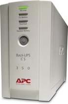 APC Back-UPS BK350EI - Noodstroomvoeding / 4x C13 aansluiting / USB / 350VA