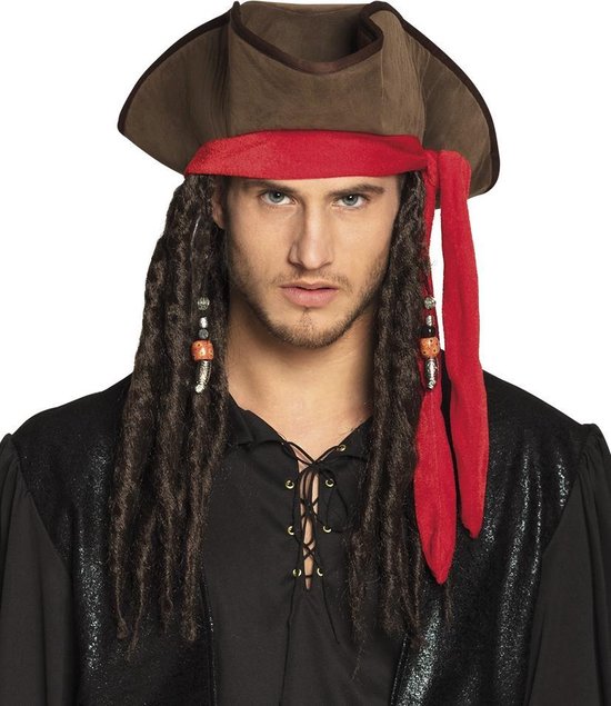Piratenhoed met haar kopen. | bol.com
