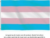 Transgender Pride 150x90CM - Regenboog Vlag - Trans Identity Flag - Polyester