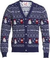 Foute Kersttrui Dames & Heren - Christmas Sweater "Merry Christmas Vest" - Kerst trui Mannen & Vrouwen
