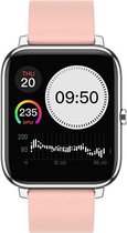 MAOO AMPLIFY Smartwatch - Sporthorloge - voor Android en iOS - Slaapmonitor - Bloeddrukmeter - Hartslagmeter - Multisport - Roze