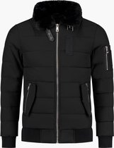 WildFace Clothing Bomber Jacket - Jas - Mannen - Maat L - Zwart