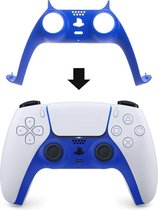 Controller Behuizing Cover Shell | Geschikt voor PS5 - Playstation 5 | Bescherming Skin | Grip | Blauw