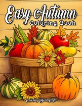 Easy Autumn Coloring Book - Coloring Book Cafe - Kleurboek voor volwassenen