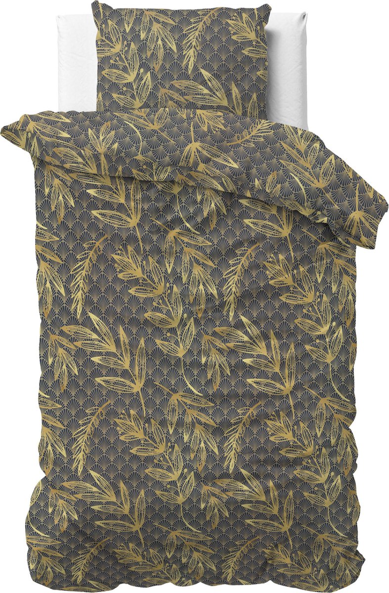 Sleeptime Gold Rush Dekbedovertrek - 140x200/220 + 1 kussensloop 60x70 - Goud - Eenpersoons