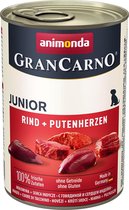 Animonda Grancarno Junior Rund + Kalkoenhart 6 x 400 gram ( Hondenvoer )