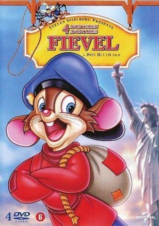 Cover van de film 'Fievel 1-4'