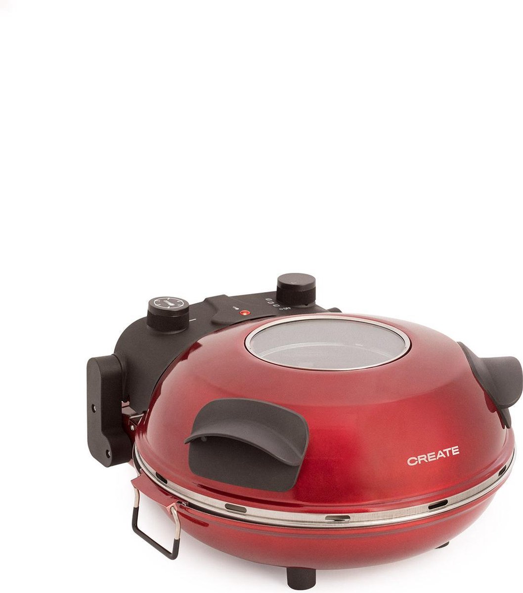 CREATE PIZZA MAKER Elektrische Stenen Pizzaoven Regelbare Thermostaat