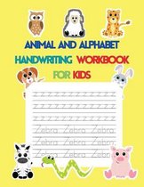 Animal and Alphabet Handwriting Workbook for Kids