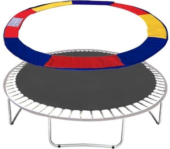 Springos Trampoline Beschermrand  | 305-312 cm | Meerkleurig
