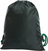 Drawstring Bag Flash (Zwart/Groen)
