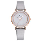 Longbo - Meibin - Dames Horloge - Grijs/Rosé/Grijs - Ø 32mm