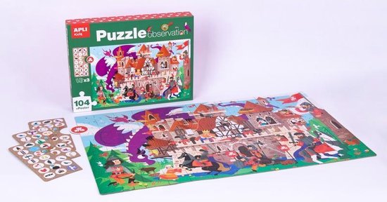 Apli Kids - Zoek en Vind Puzzel Kasteel