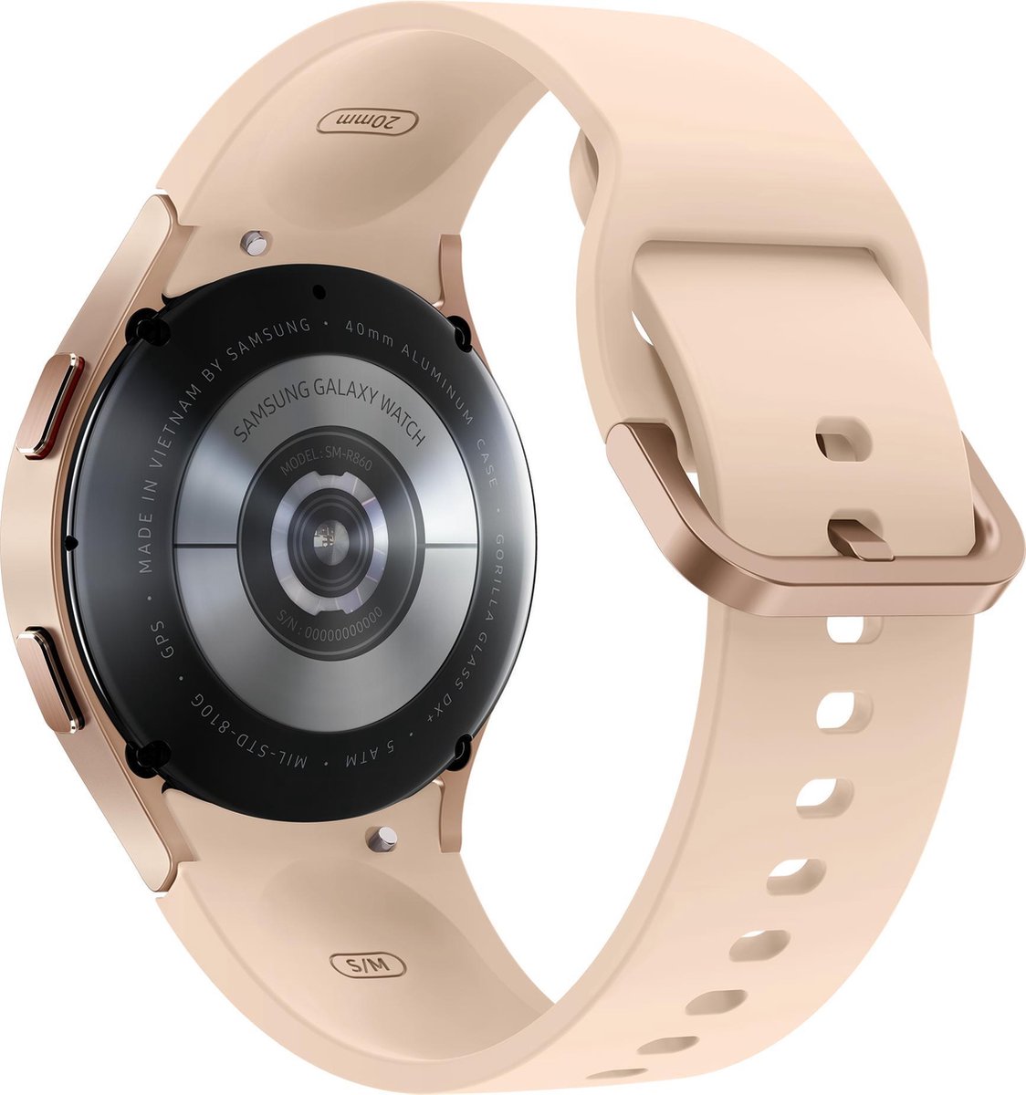 Samsung Galaxy Watch4 - Smartwatch Dames - 40mm - Pink gold | bol.com