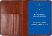 Goodline® - Étui pour passeport pour animaux de compagnie / Support pour passeport européen pour animaux de compagnie - D1 - Marron foncé