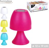 Solar tafellamp - h19cm - roze