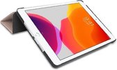 Apple iPad 9.7 6/7/8/9 Roze Auto Wake/Sleep functie Bookcase Tablethoes | iPad 9.7 6/7/8/9 Trifold kunstleer hoesje cover met Pencil houder