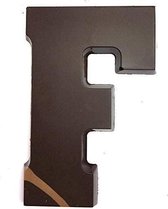 Joe & Mien Ambachtelijke Chocolade letter 'F' - Puur - 1 x 200 gram