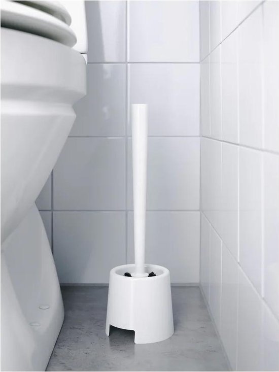 Brosse de toilette avec support - Wit - Ikea - 2 pièces - Brosse WC -  Produits de