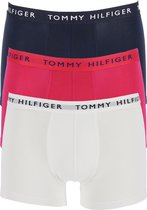 Tommy Hilfiger Recycled Essentials trunks (3-pack) - wit - blauw en rood - Maat: XL
