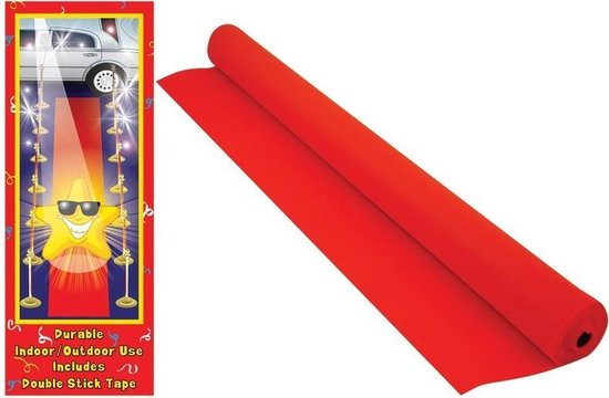 2x morceaux de tapis rouges 457 x 61 cm - Soirées de Gala - Mariages