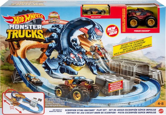 Inloggegevens Doen Discriminatie Hot Wheels Monster Trucks Scorpion - Speelset | bol.com