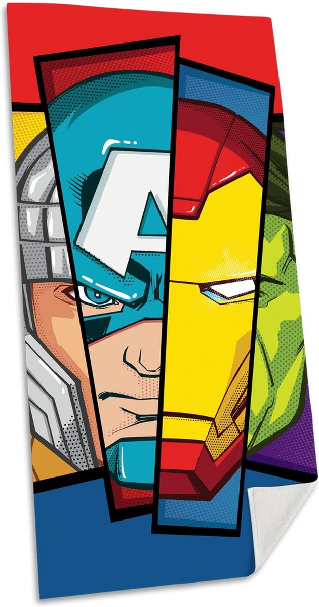 Marvel Avengers Strandlaken Faces 70 x 140 cm