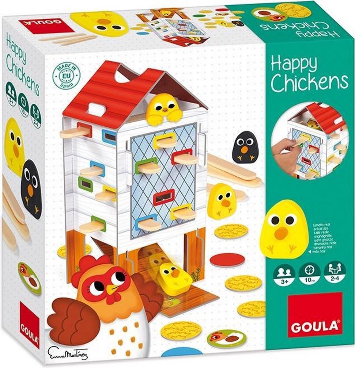 Goula Happy Chickens - Educatief Spel - Goula