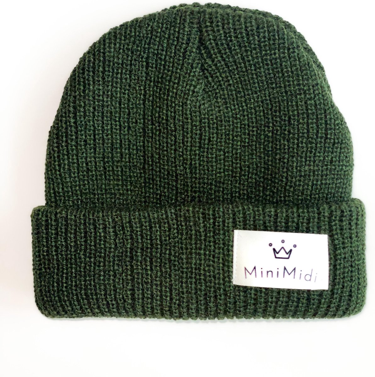 MiniMidi - Babymuts - Kindermuts - Beanie - Gebreid - Baby - Groen