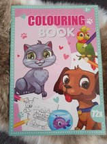 Colouring book huisdieren, 72 blz