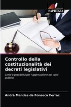 Controllo della costituzionalità dei decreti legislativi
