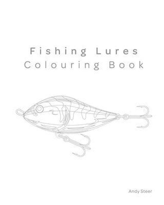 Colouring Books- Fishing Lures - Colouring book - cover