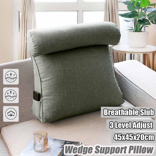 Hoofdbord Rugleuning Gestoffeerd Wandkussen Groot Bed Rugkussen