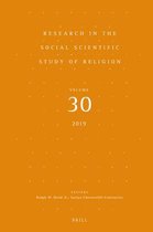 Research in the Social Scientific Study of Religion- Research in the Social Scientific Study of Religion, Volume 30