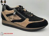 Helioform dames sneaker, H226 zwart, Maat 38