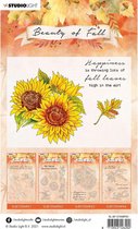 Clear stamps A6 Beauty of fall - Sunflowers nr. 63