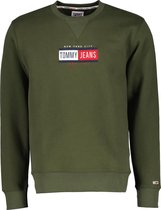 Tommy Jeans Sweater - Slim Fit - Groen - M