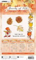 Clear stamps A6 Beauty of fall - Mushrooms & pumpkins nr. 62