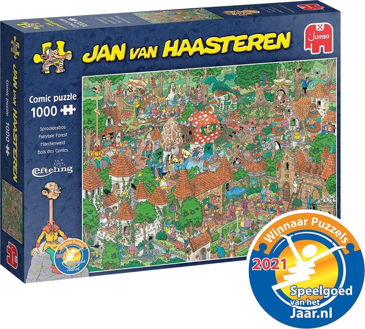 Jumbo Jan Van Haasteren Puzzel Sprookjesbos Efteling 1000 Stukjes | bol.com