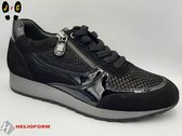 Helioform dames sneaker K-breedte, H229 zwart, Maat 40