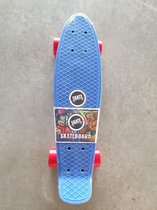 Speelgoed - Skateboard - Skateboard jongens - Skateboard meisjes - Penny board - Blauw - 56 cm