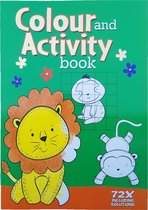 Activiteiten & Kleurboek +/- 72 pagina's "Leeuw"