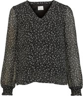 Vila Viamione V-Neck L/S Top Dames Blouse - Maat 42