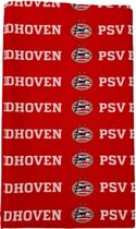 2 PSV rekbare boekenkaften - Rood / Wit - Textiel - 29 x 21 cm - Set van 2