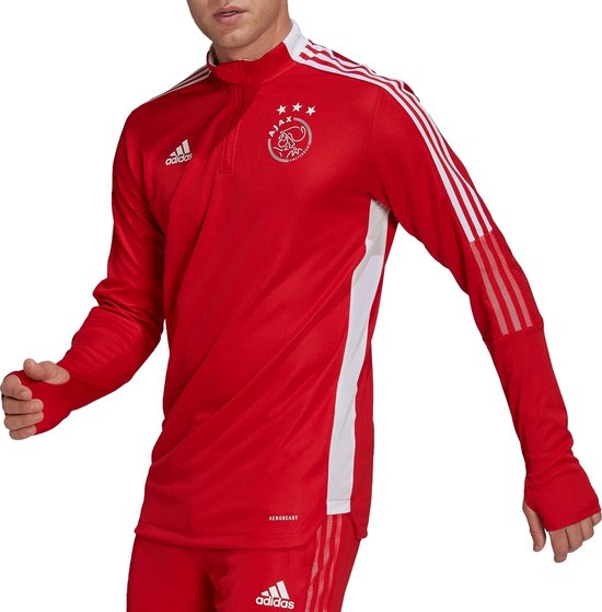 adidas Tiro Sporttrui - Maat M  - Mannen - Rood - Wit