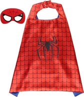 Spiderman verkleed kostuum (cape + masker) voor kinderen 3-7 jaar Superheld verkleedkleren Carnaval